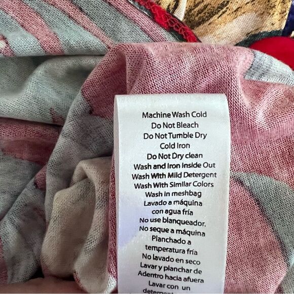 Lascana Red Tropical Hawaiian Print Dress Size M - Picture 6 of 7